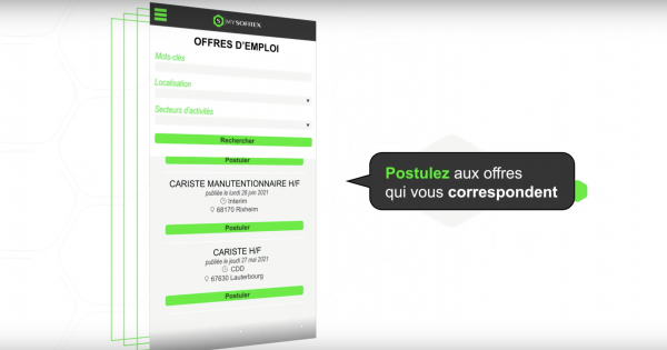 Candidats ou intérimaires, téléchargez vite l’application MYSOFITEX !