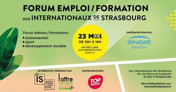 Forum emploi / Formation aux Internationaux de Strasbourg 